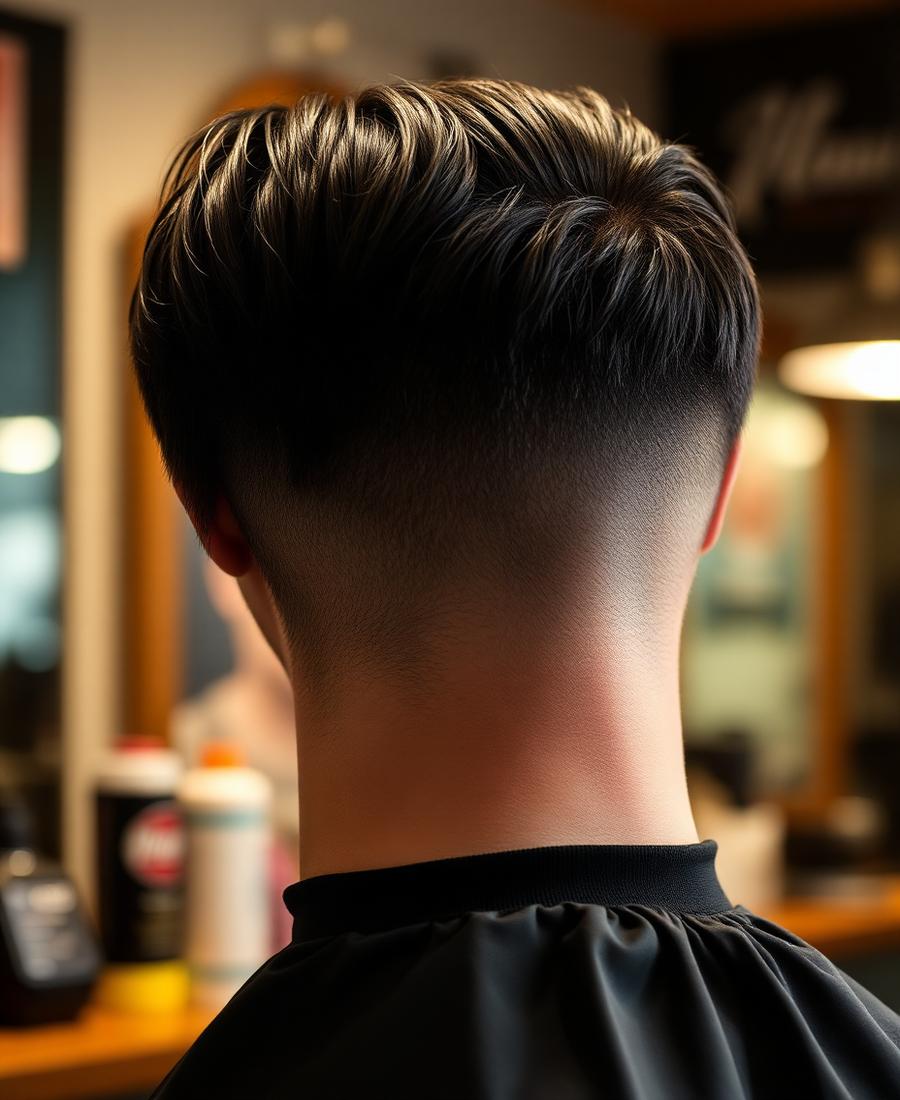 Skin fade haircut at The Cutting Edge Belfast