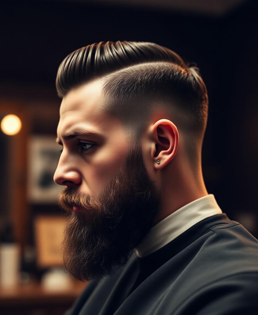 Classic gentleman's cut and beard